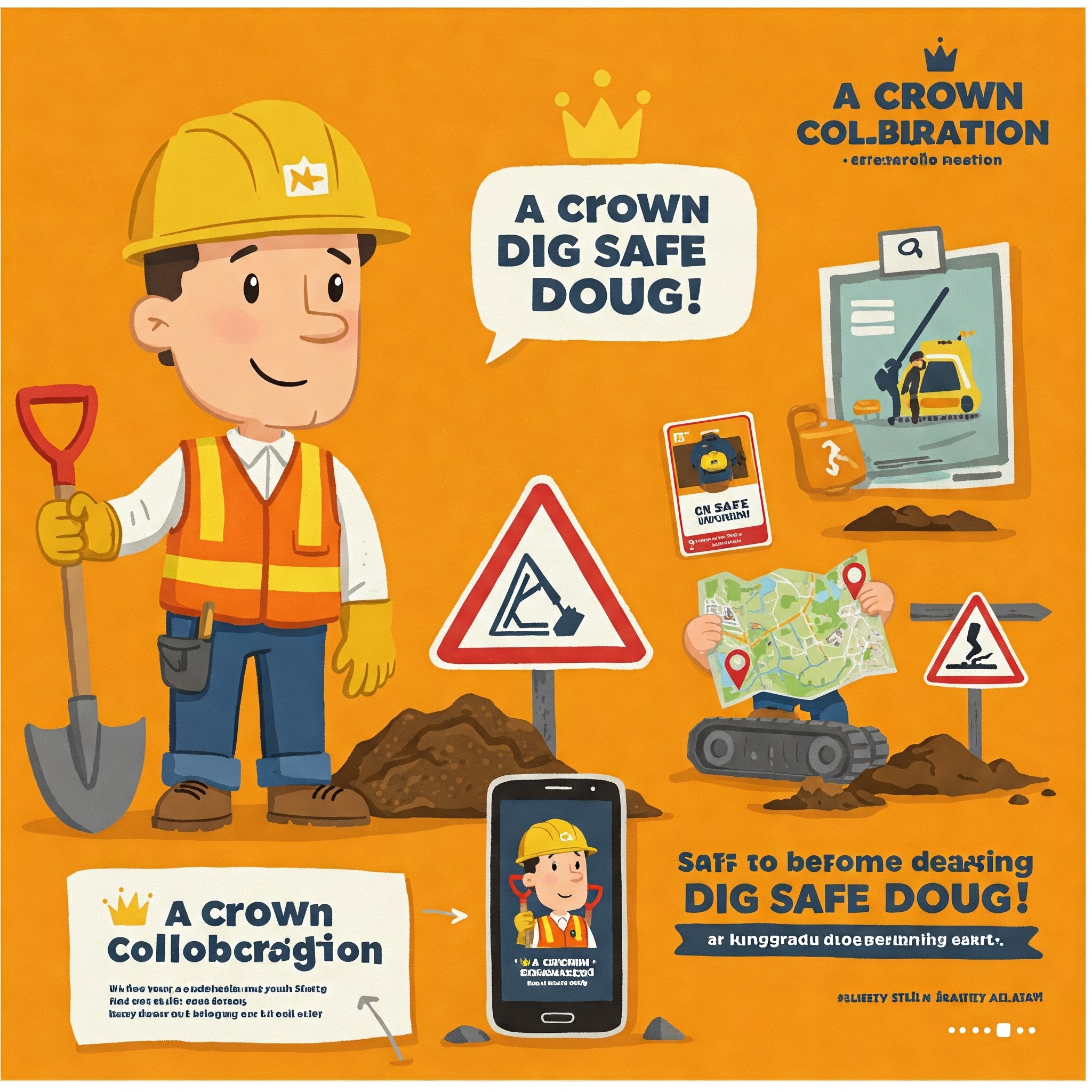A Crown Collaboration • Dig Safe Doug